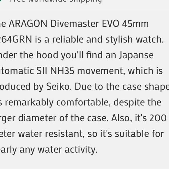 ARAGON Divemaster EVO Men’s Watch - Picture 6 of 10